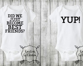 SALE - Matching Bodysuits, Cousins, Best Friends, Twins