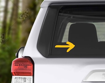 Camino de Santiago Arrow Vinyl Decal Bumper Sticker for Camino Pilgrim, Way of St. James, Custom Camino Walker Decal, Hiking Decal