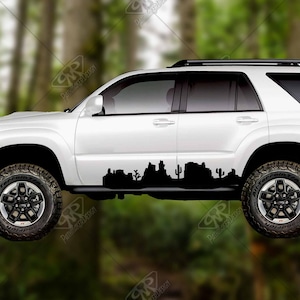 Desert Ridgeline Large Vinyl Decal, Bumper Sticker. For side of Truck Decal or Rv Decal, Camper Decal, Outside Decal or Wall Decal