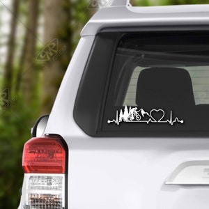 Samunshi® Downhill Mountain Bike Aufkleber - 60x39cm Goldmetalleffekt Für Auto & Motorrad