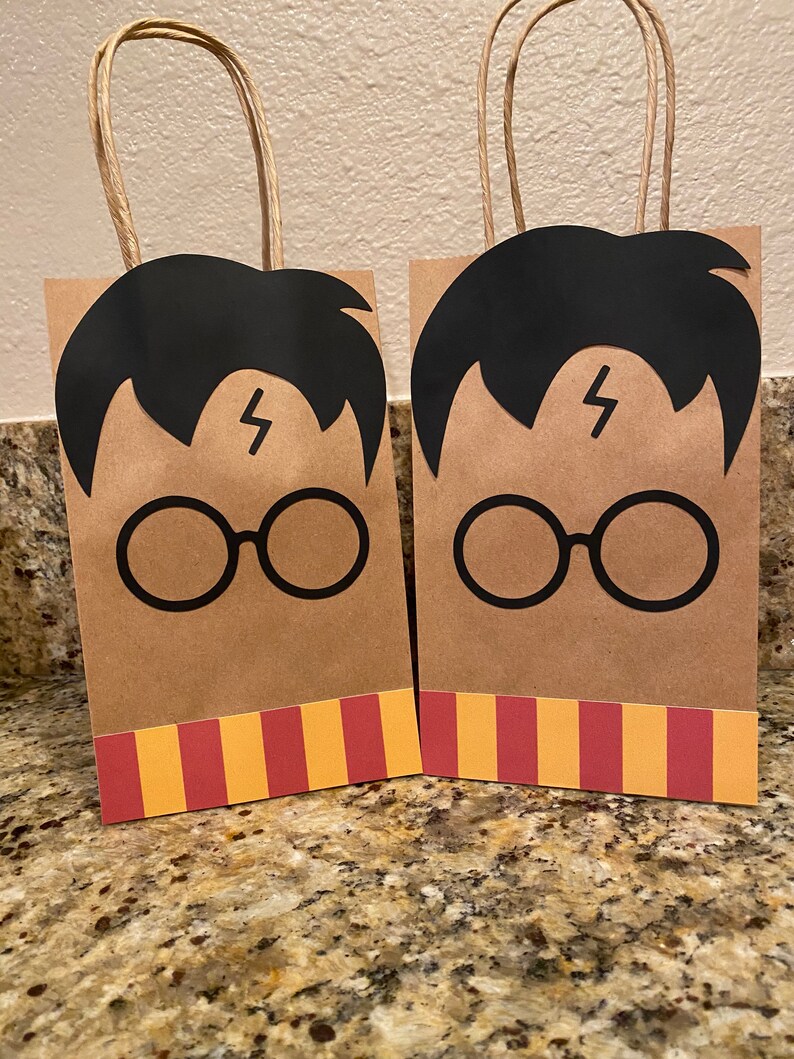 Harry Potter Inspired favor bags. Etsy