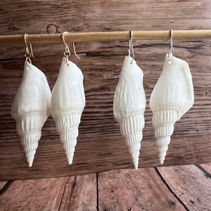 Shell Earrings, Large Shell Earrings, Bridal Jewelry
