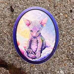 Sticker- Sphynx Kitten