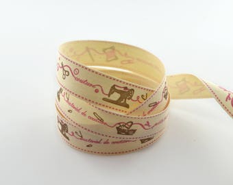 Ribbon 15 mm sewing cotton twill