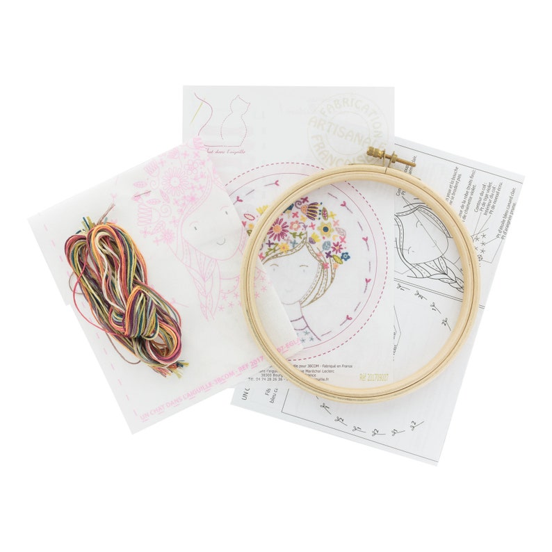 flower of the fields. Eglantine embroidery kit