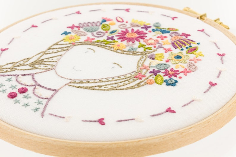 flower of the fields. Eglantine embroidery kit