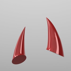 Demon Horns- 3D File-stl for 3D Print - Etsy