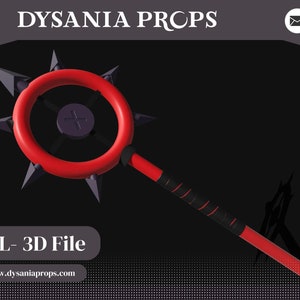 Cult Of The Lamb- Baal Staff-  STL file for 3D Print