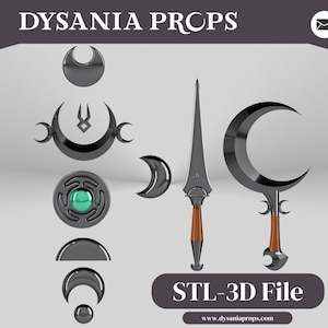 Hades 2- Melinoe Cosplay and Weapons 3D Print Kit- STL
