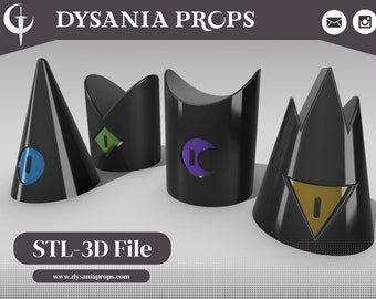 Cult of the Lamb Inspired Crowns: 3D Printable Prop Set (STL File)