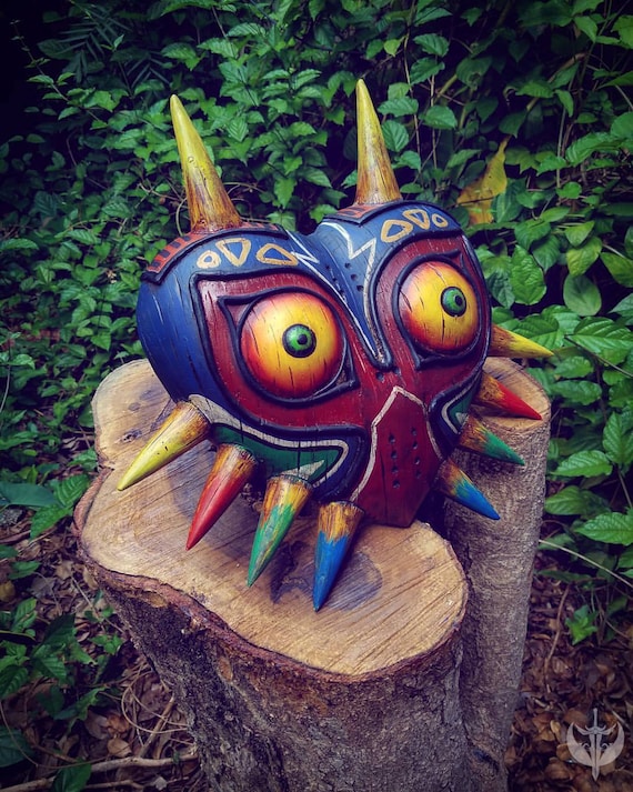 The Legend Of Zelda Majora S Mask Woodlike Wearable Etsy