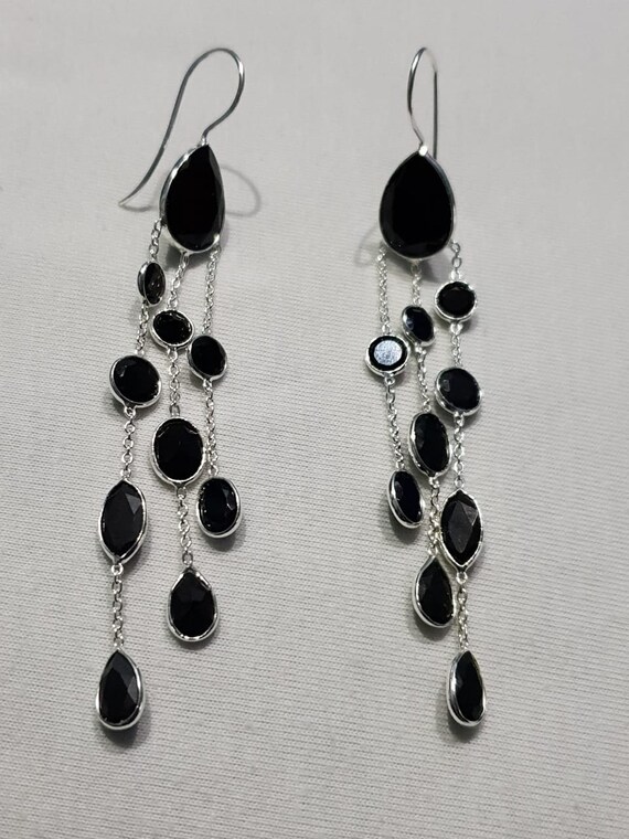 black onyx earrings