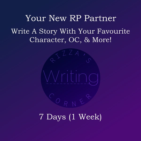 Your New Roleplay Partner (SFW RP With Your Favourite Character, OC, & More!) - 1 Week