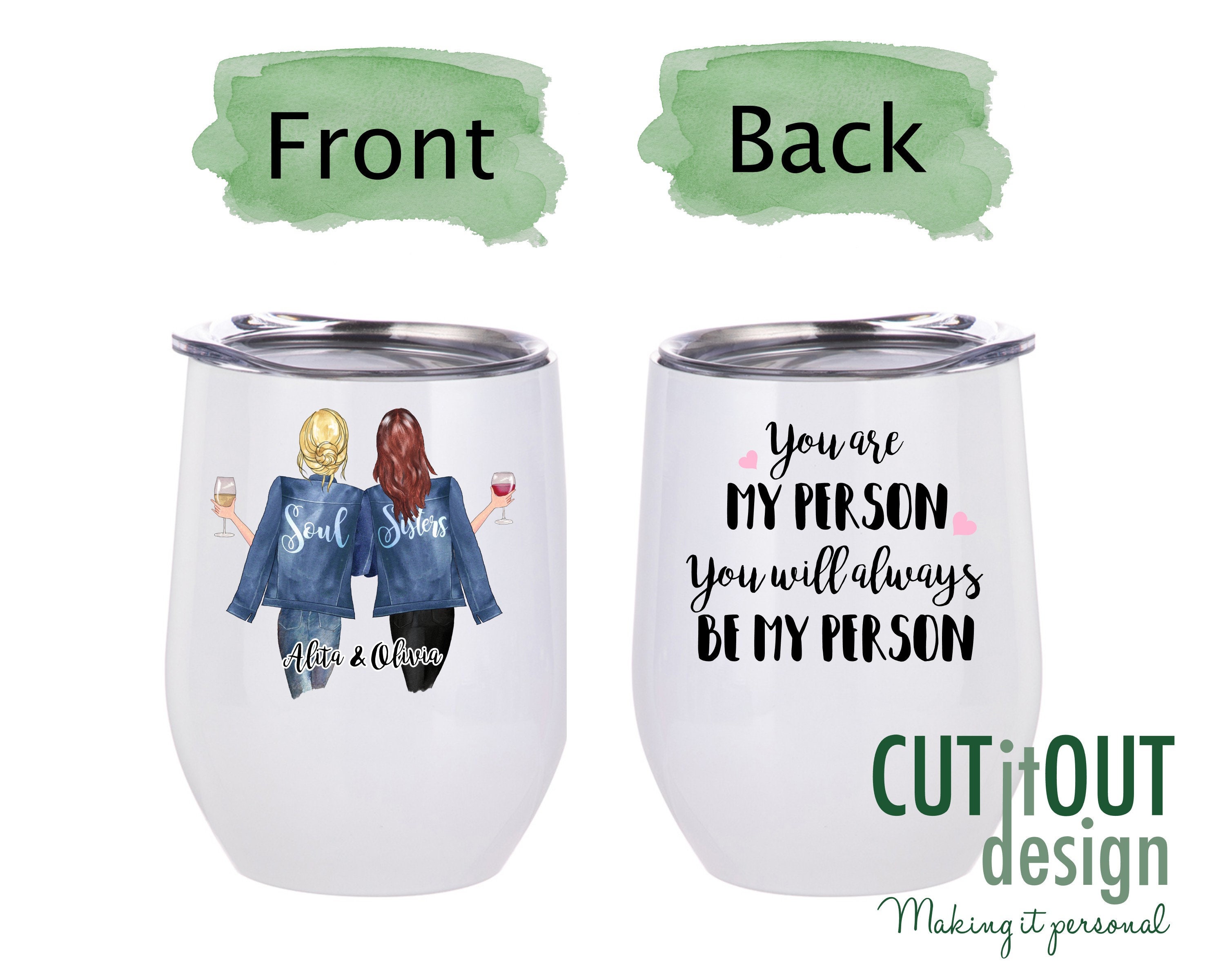 You're My Person, Custom Best Friend Mug, Personalized Best Frien…