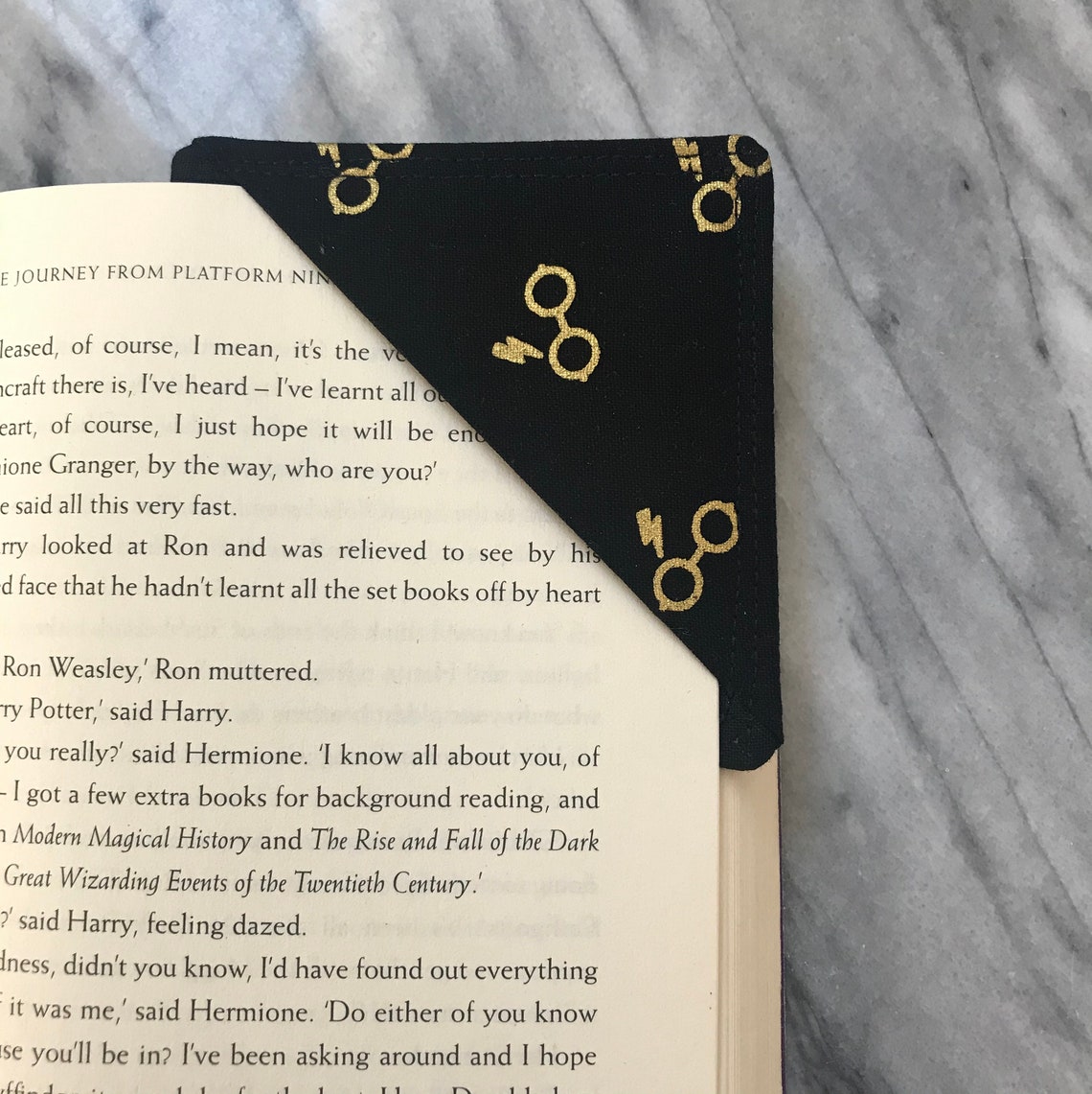 Harry Potter corner bookmark handmade bookmark | Etsy