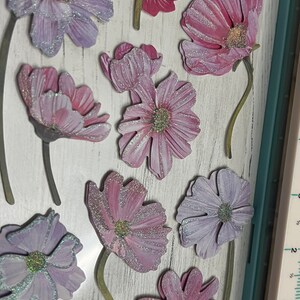 Floral stickers,  flowers, stickers. Card making supply