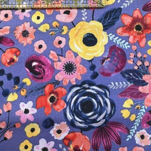 Floral fabric, summer fabric, fat quarter fabric