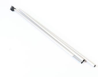Replacement Roller Banner Pole for 2000mm Banner Stand - Lightweight Aluminium Foldable Pop Up Banner Pole with Snap Rail Clip
