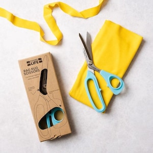 Ultra Sharp Fabric Scissors: Rag Rug Making, Sewing & Textile Crafts