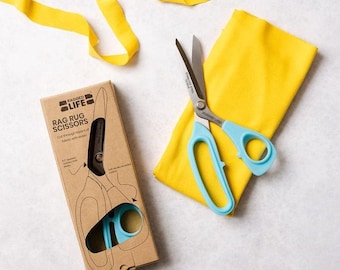 Ultra Sharp Fabric Scissors: Rag Rug Making, Sewing & Textile Crafts
