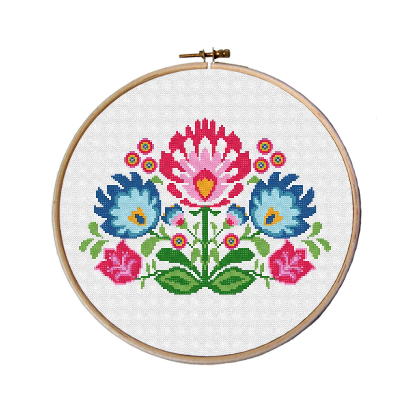 Flowers cross stitch sybju cross stitch sybju floral  etsy
