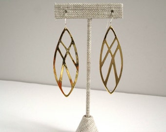 Pendientes largos colgantes de 3”