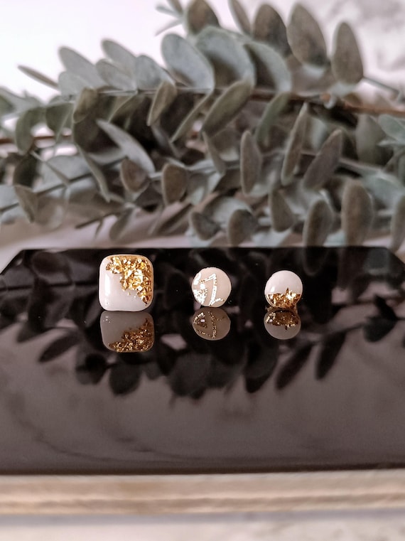 MINI QORI - Pack of 3 polymer clay earrings