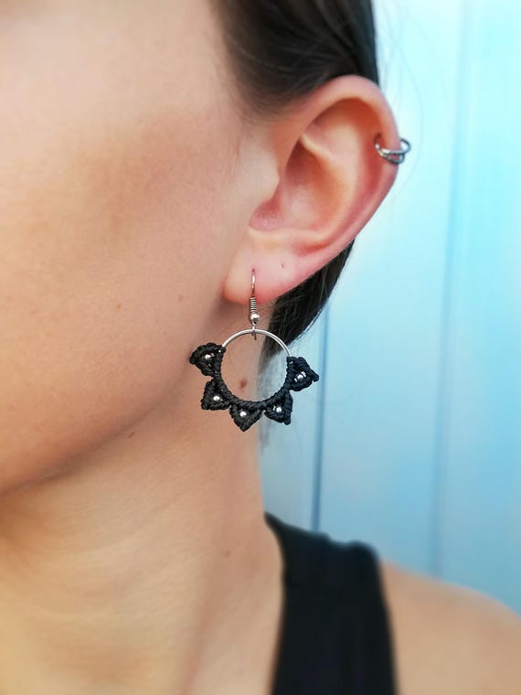 SUNNY - Macrame earrings