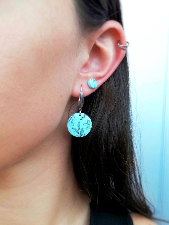 BRISA DUO - Polymer clay earrings