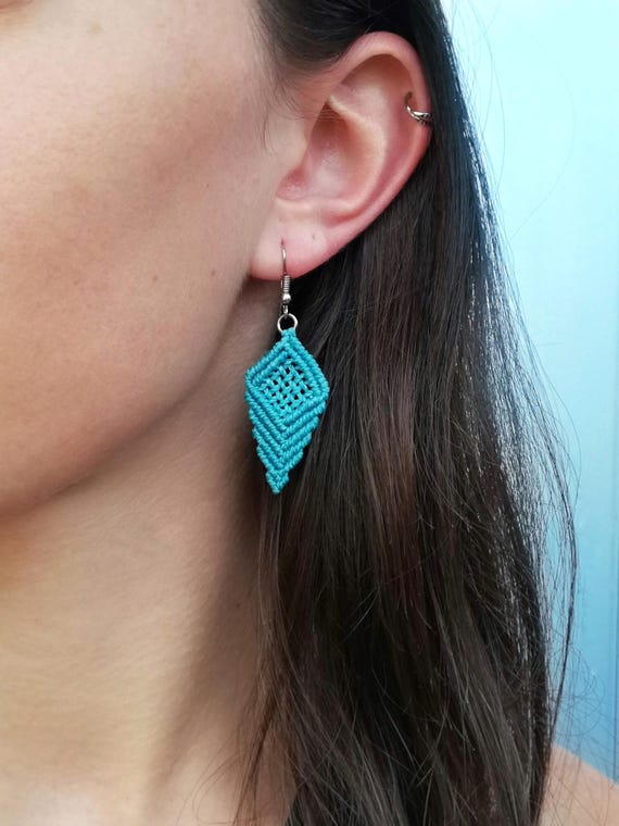TRAMA - Macrame earrings