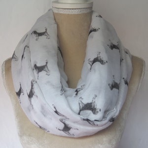 Beagle Dog Print Infinity / Long Scarf Women&#39;s Scarf Gift Ideas