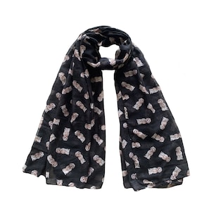Cockapoo Print Lightweight All Season Scarf - Dog Lover Gift