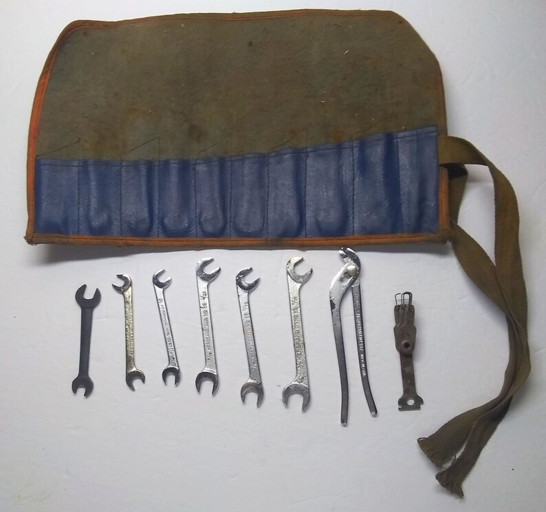 Vintage Car Ignition Wrench Set for Tuning Engines With Point Ignition