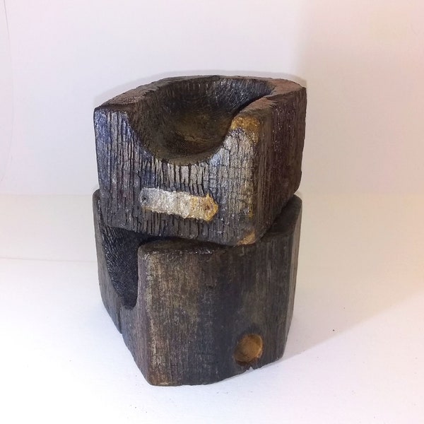 Wood Block Glass Art Etsy