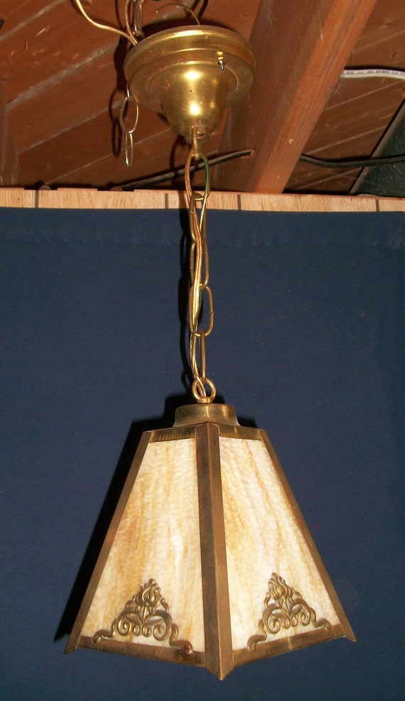Mission Craftsman Ceiling Fixture With Art Glass Lamp Shade - How To Change A Ceiling Light Lampshade Mission Craftsman Ceiling Fixture With Art Glass Lamp Shade - How To Change A Ceiling Light Lampshade