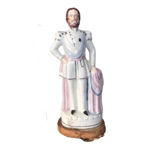 Antique Staffordshire Figurine Prince Albert Of England 19th Century Large 19&quot;