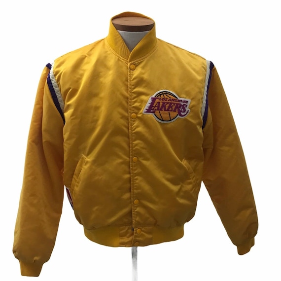 LARGE Lakers Starter Jacketlakers Jacket 90s Jacket Vintage 