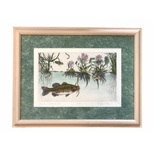 Marine Botanical Print American Wetlands II Carolyn Cohen Florida Kunstenaar ondertekend
