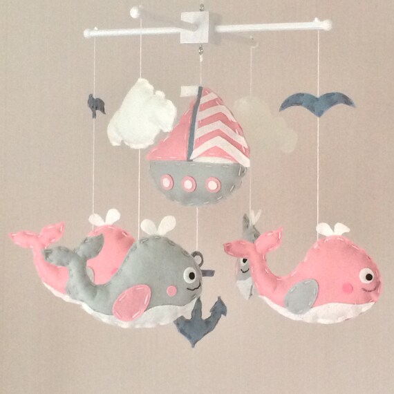 nautical cot mobile