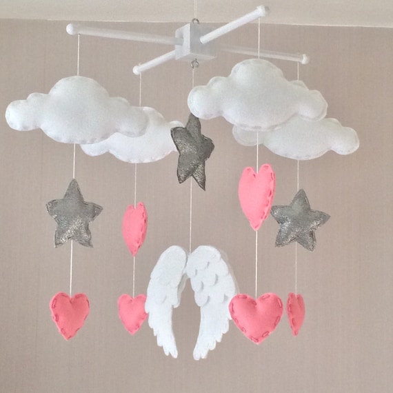 cot mobile baby girl