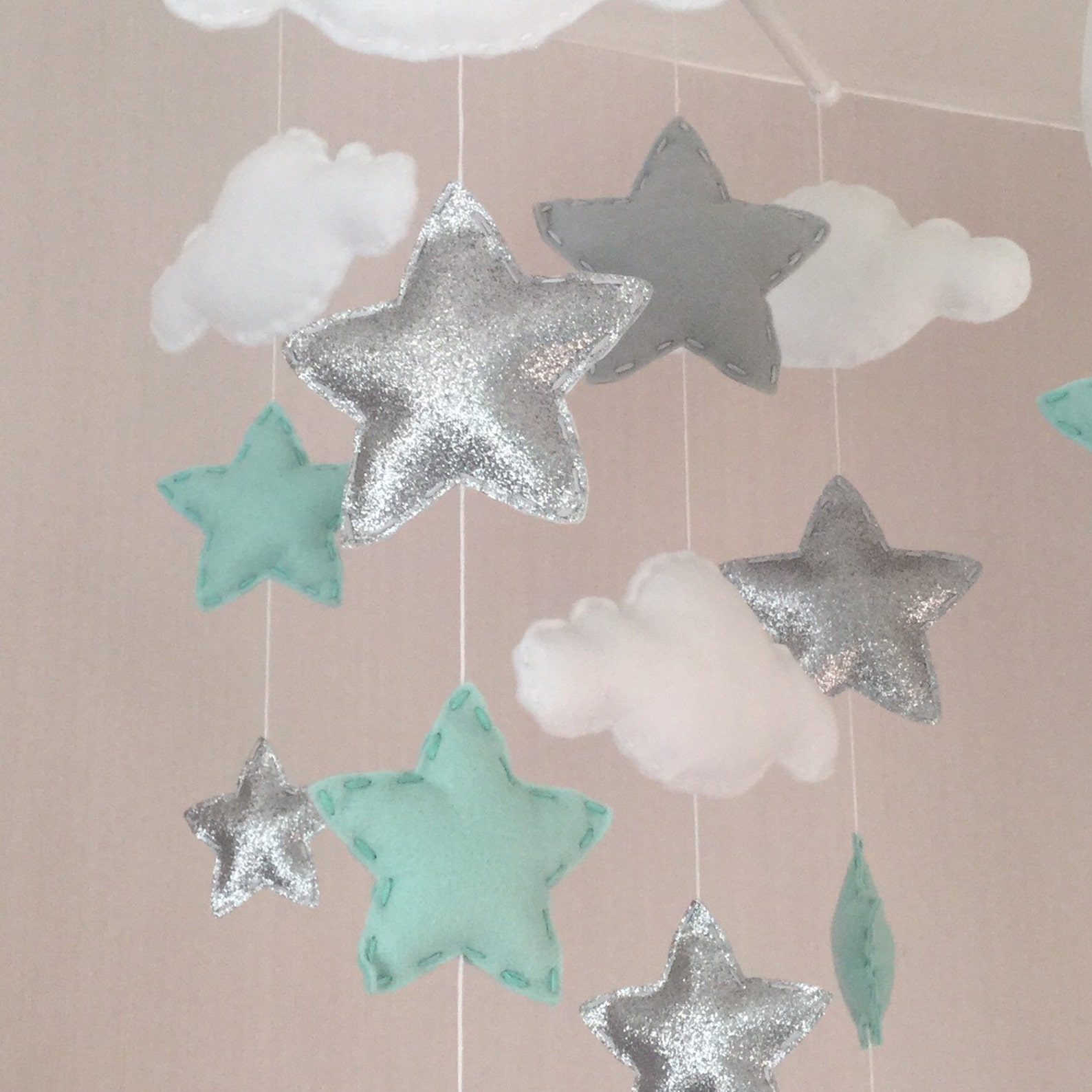 Baby Mobile Crib Mobile Cot Mobile Star Mobile Cloud Etsy UK
