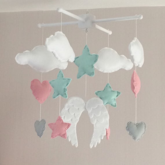 cot mobile for baby girl