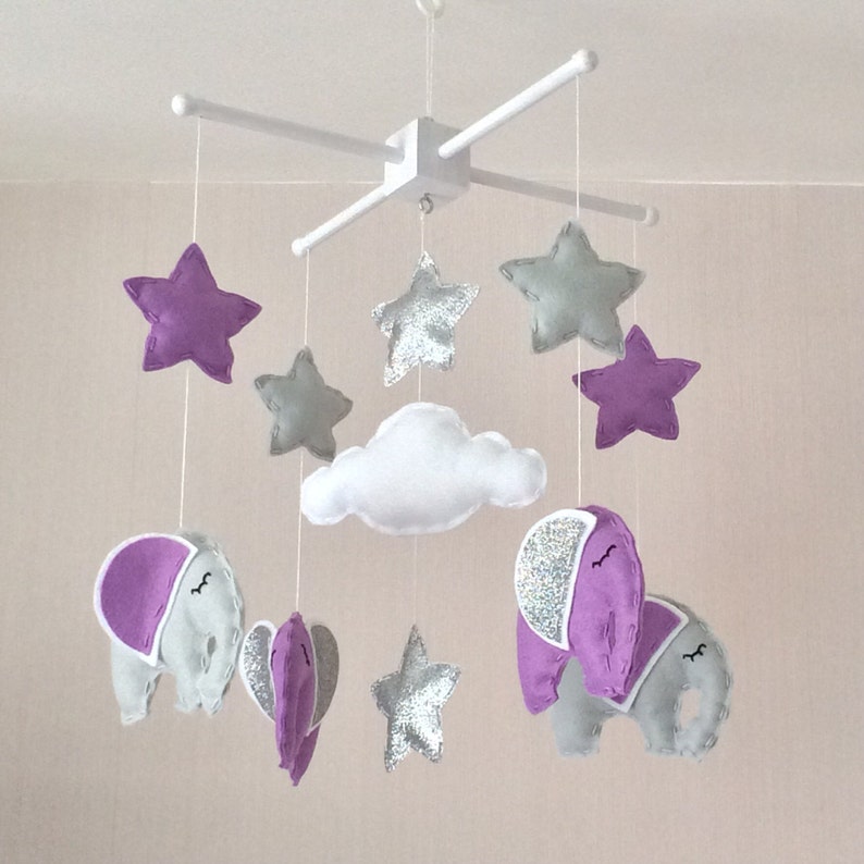 Baby Mobile Elephant Mobile Cot Mobile Baby boy Mobile Etsy