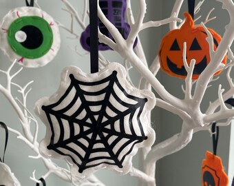 Halloween Decoration - Spider Web - Hanging halloween ornament - Fall Decor - Autumn