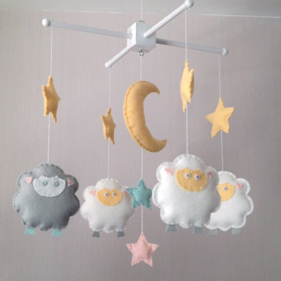 cot mobile sheep