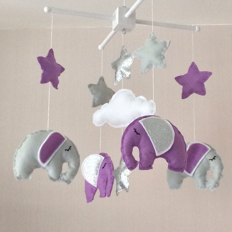 Baby Mobile Elephant Mobile Cot Mobile Baby boy Mobile Etsy