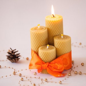Kit de fabricación de velas de cera de abejas, 16 hojas de cera de abejas  para hacer velas, tamaño 5 x 8 pulgadas, haz tu propia vela enrollada