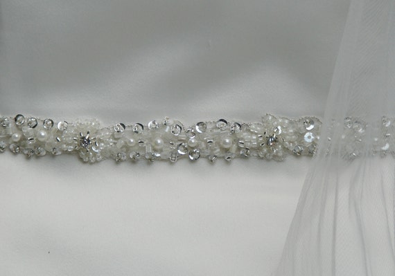 Skinny Beaded Belt Bridal Belt Thin Wedding Dress Belt Etsy
