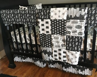 batman crib bedding