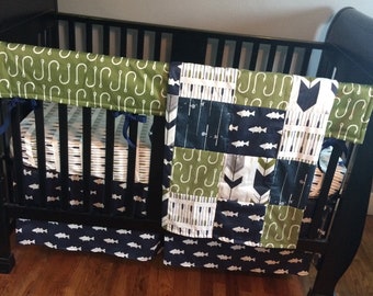 fishing crib sheets